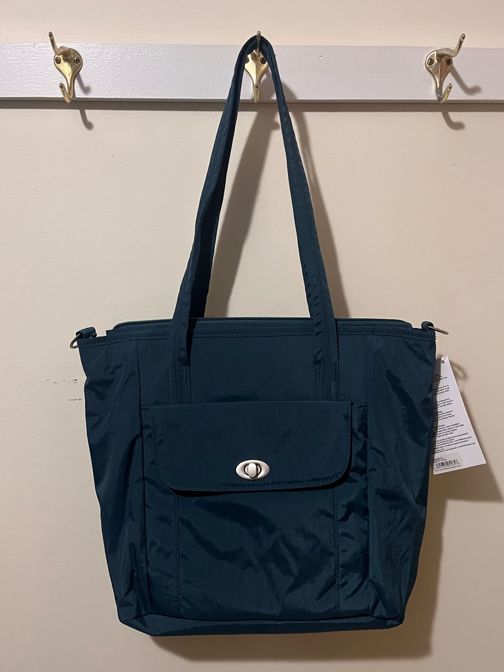 Magellan’s Vaultpro Teal Blue Everyday Tote Bag with Front Pocket